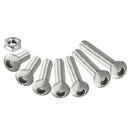 280pcs M2 304 Stainless Steel Hex Socket Button Head Cap Bolts Screws Nuts