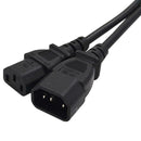 New C14 Male to C13 Female C14-C13-Cable Power Adapter 6.5ft PDU Server Kit