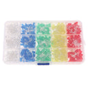 500PCS 5mm LED Red Yellow Green Blue White Round LED Diode 5 Mixed Color+Box