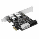 USB 3.0 expansion card 2 ports USB 3.0 PCI-E PCI Express 19 pin 4 pin IDE c