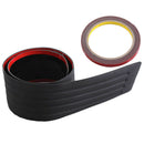 Car Rear Bumper Sill Protector Plate Rubber Cover Guard Pad Moulding Trim 9 W6E7