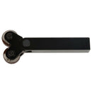 Steel Dual Wheel Knurling Tool Set With Diagonal Linear Knurl Wheel 1Mm Pit