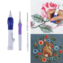 1Set DIY Hand Embroidery Pen Practical Plastic DIY Crafts Magic Embroidery Pe-