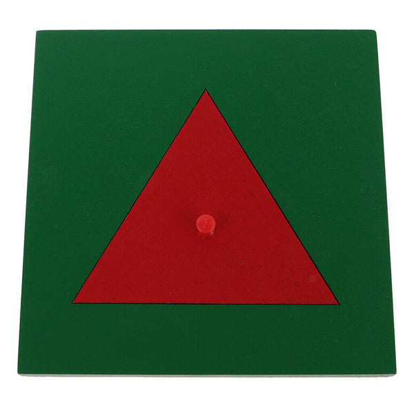 Wooden Montessori Triangle Puzzle Game Sensory Material Training Material DIY