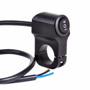 7/8" 22mm 12V Handlebar Headlight Lamp On Off Kill Stop Switch Button Motorcycle
