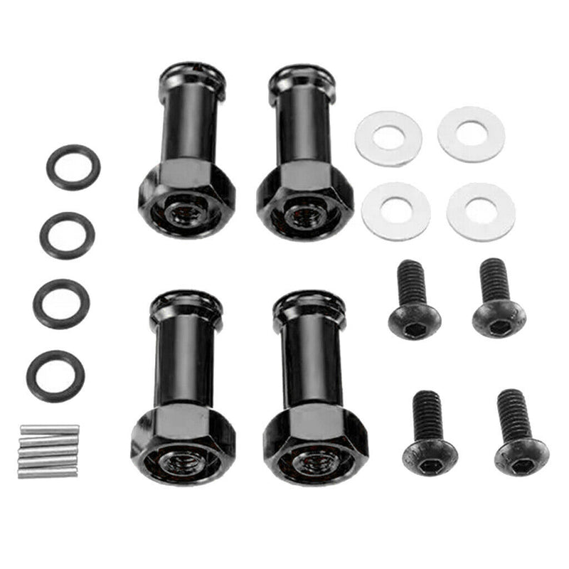 12mm Wheel Hex Hub Extension Adapter for 1/14 Wltoys 144001 Black