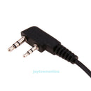 Covert Acoustic Tube Earpiece PTT MIC w/ Indicator Light for Baofeng Retevis