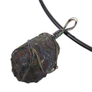 Natural Rainbow Titanium Crystal Agate Druzy Quartz Geode Pendant Beads Stone AU
