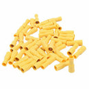 100 x Male & Female Yellow Insulated Bullet Connectors Terminals 12-10AWG W G6F9