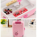 Unique Luggage Music Box Kids Musical Jewellery Box with Romantic Ballerina Gift
