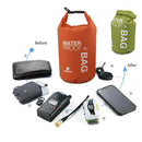 Waterproof Dry Bag Sack Pouch Kayaking Camping Rafting Floating 2L Orange