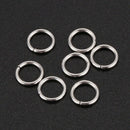 500 Stainless Steel Open Jump Rings 7mm Dia. Findings