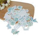 46pcs/box Mint Summer Diary Stickers Paper Lables DIY Gifts Packaging Decor ES