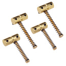 4 Pieces Long Short Electric Bass Guitar Bridge Saddle Mounting Screw Fixed