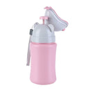 Portable Hygiene Toilet Urinal Pots Travel Anti-leakage Potty (Girl Pink) A