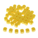 50pcs Round Edge Blank Dices D6 Six Sided RPG Gaming Dice Gift Yellow