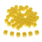 50pcs Round Edge Blank Dices D6 Six Sided RPG Gaming Dice Gift Yellow