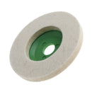 4'' Round Polishing Wheel Pad Wool Felt Buffing Polishers Pads 100mm Green