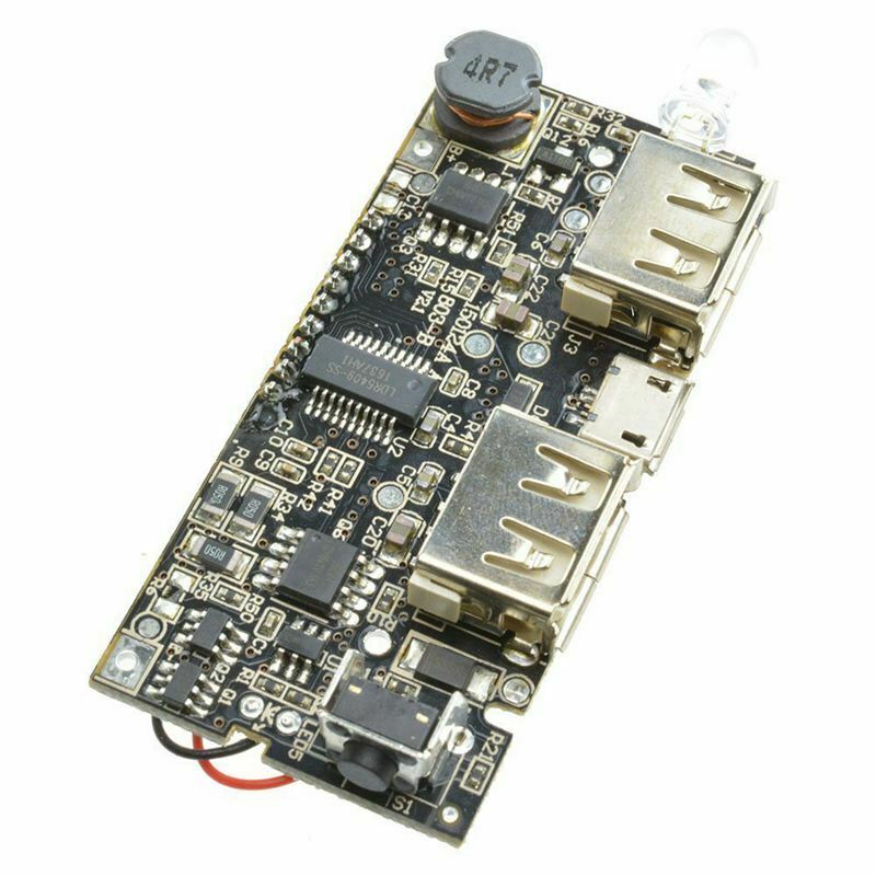 Dual USB 5V 1A 2.1A Mobile Power Bank 18650 Battery Charger PCB Power Modul L7V1