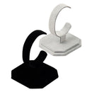 2pcs Velvet C Type Design Jewelry Bracelet Watch Display Rack Stand Holder