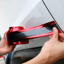 2.5M Red PVC Car Front Rear Bumper Edge Guard Strip Auto Exterior Accessories