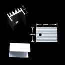 Lots 10 Pcs Aluminum Heatsink Heat Sink With Screw Sets For TO-220 Transi A