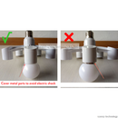 4 In 1 E27 To 4E27 Base Socket Splitter LED Light Lamp Bulb Adapter Holder ST105