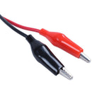 2pcs 100cm BNC Q9 Oscilloscope Measuring Leads Double Clip Alligator (Mini