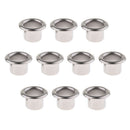 10 Pieces Drum Set Air Vents for Badges Restore Percussion Parts DIY