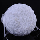 Wedding Ceremony Party Love Case Satin Bowknot Rose Flower Girl Basket BDAUBX