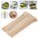 10pcs Wooden Waxing Wax  Body Hair Removal Sticks Applicator Spatula A