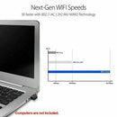 1200Mbps Mini Dual Band USB 3.0 WiFi Wireless Adapter For Laptop PC Notebook
