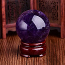 1pc Natural dreamy amethyst ball 45mm~48mm quartz crystal sphere reiki healing