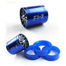 F1-Z Double Turbine Turbo Charger Air Intake Gas Fuel Saver Car Supercharger