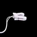 Electrode Lead Wires with 2 Ear Clips for Tens  Machine Massager 2.5mm BX