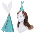 Glitter Mermaid Tail Party Hats Girlfriends Birthday Party Fashion Funny Hat 3C