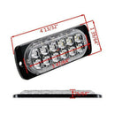 Car Flashing Emergency Light 4X12 LED Grill Strobe Flash Warning Lamp Amber W4V1