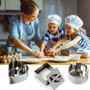 Set of 12 Cake Rings Stainless Steel Food Pastry Dessert Ring Mousse Molds