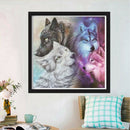 5D DIY Full Drill Diamond Painting Wolves Embroidery Mosaic Kit Home Decor