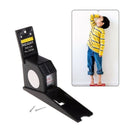 200Cm Stadiometer Black Wall Mounted Height Meter Growth Ruler Cm Metric Ta