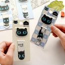 Lovely Black Cat Magnetic Bookmark Paper Clip Bookmark Supply School.Office Q9M2