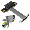 PCI Express 36PIN 1X Flexible Cable Dual Vertical 90 Degree Extension Cable