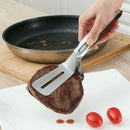 Stainless Steel Barbecue BBQ Tong Meat Bread Food Clamp Kitchen Shovel Spatula