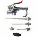 5 pcs Air Compressor Blow Gun Tool Kit 5 Nozzles Needle Set Blower Spray J8 E3A7