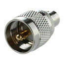 2pcs RF coaxial coax adapter BNC female to UHF male PL259 A5M9