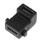 4Kx2K 2.0V HDMI Female To Female Adapter 90 Degree Port Connector Plug #gib