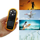 Gm816 Digital Handheld Anemometer, Pocket Digital Anemometer With Lcd Displ