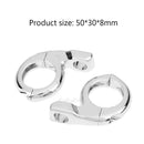 2pcs 10mm/8mm Handlebar Mirror Turn Signal Adapter Clamps for ATV Dirt Bike