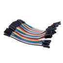 5X 40pcs 10cm Female To Female Dupont Wire Jumper Cable for Arduino Breadbo B9P3