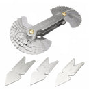 Screw Thread Pitch Cutting Gauge Set Centre Gage 55&60 Degrees Inch & Metric Hot